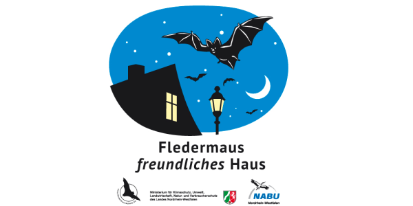 Logo Auszeichnung Fledermaus freundliches Haus