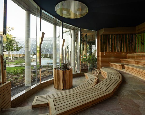 Innenansicht der Meditations-Sauna in der Therme Euskirchen
