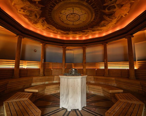 Innenansicht der Apollon-Sauna in der Therme Euskirchen