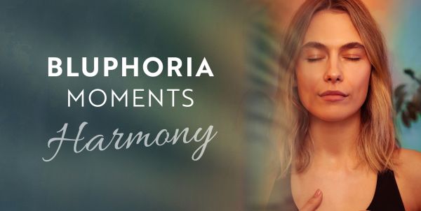 Woman with closed eyes enjoys a moment of peace