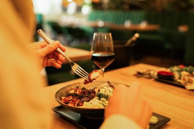 Essen im Restaurant Amber Orchid