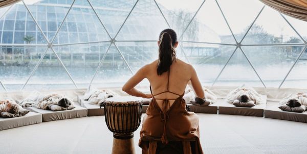 Frau im Mental Dome der Therme Euskirchen